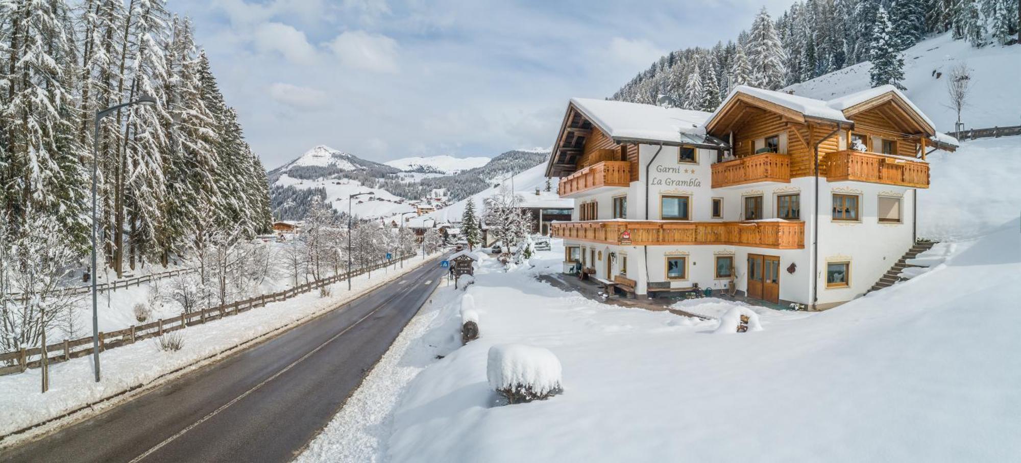 Hotel Garni La Grambla Selva di Val Gardena Zewnętrze zdjęcie