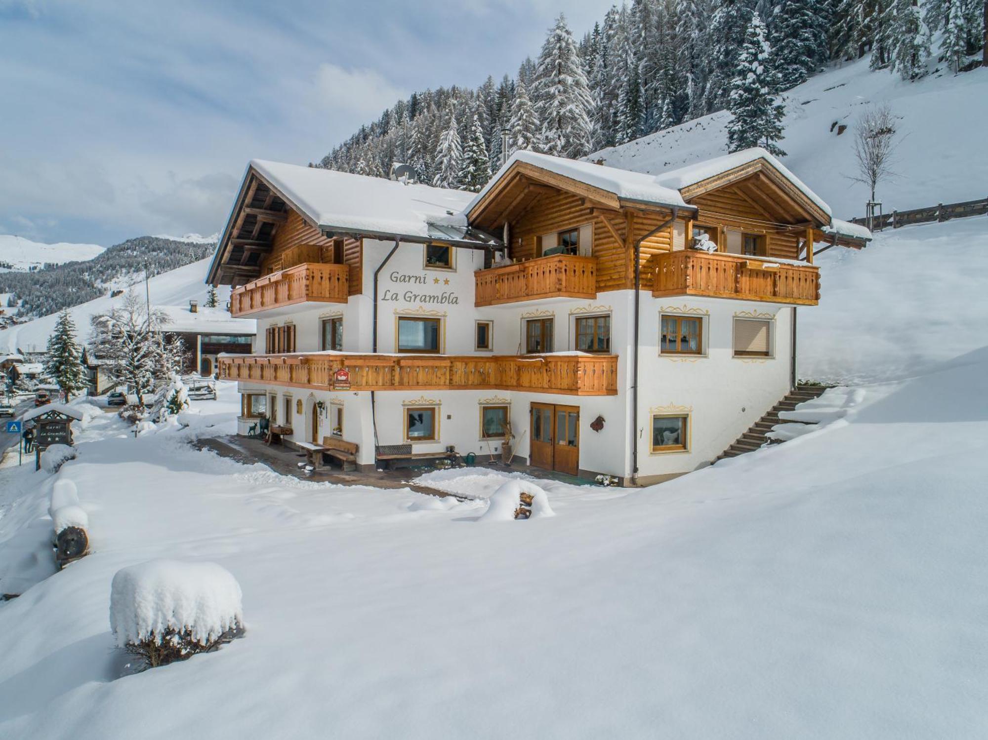 Hotel Garni La Grambla Selva di Val Gardena Zewnętrze zdjęcie